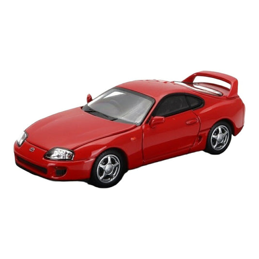 Toyotaトヨタ Supraスープラ MKIV A80 クーペ 1993 レッド エンジン詳細再現 / LCD 1/64 ミニカー