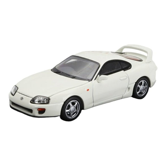 Toyotaトヨタ Supraスープラ MKIV A80 クーペ 1993 ホワイト エンジン詳細再現 / LCD 1/64 ミニカー