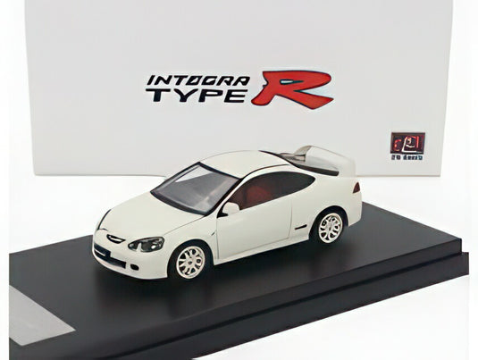 HONDA INTEGRA (DC5) TYPE R 2006 ホワイト/ LCD 1/64 ミニカー