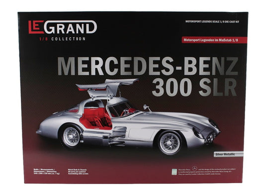 MERCEDES BENZ 300 SLR UHLENHAUT クーペ 1955 レッドインテリア シルバー / Pocher 1/8 ミニカー
