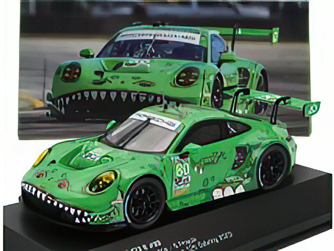 【予約】PORSCHE 911 992 GT3 R TEAM AO RACING N 80 IMSA USA GTD CLASS 12h SEBRING 2023 PHILLIP JEFFREY HYETT GUNNAR JEANNETTE SEBASTIAN PRIAULX GREEN/IXO 1/43ミニカー
