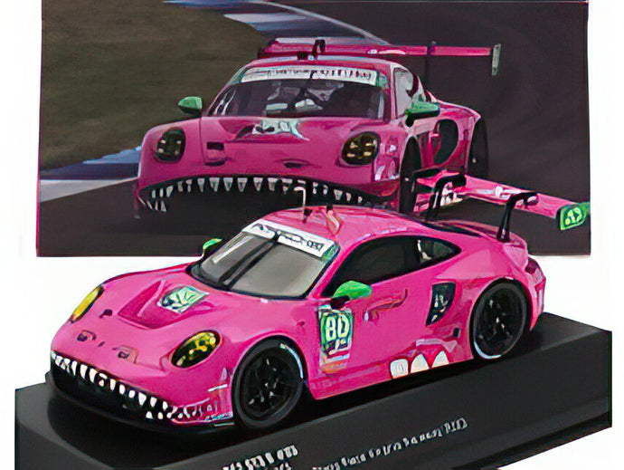 【予約】PORSCHE 911 992 GT3 R TEAM AO RACING N 80 IMSA USA GTD CLASS RACE VIRGINIA RECEWAY 2023 PHILLIP JEFFREY HYETT SEBASTIAN PRIAULX LILLAC/IXO 1/43ミニカー