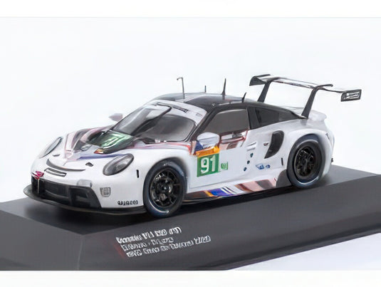 【予約】PORSCHE  911 RSR19 GOODBYE TEAM PORSCHE GT N 91 LAST RACE WEC 8h BAHRAIN 2022 GIANMARIA BRUNI  RICHARD LIETZ  WHITE BLACK/IXO 1/43ミニカー