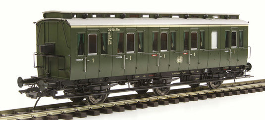 0ゲージ 鉄道模型 客車 Lenz レンズ DB プロイセン 1等客車 Era III Prussian 1st class compartment car of the DB epoch III DC