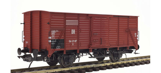 0ゲージ 鉄道模型 貨車 Lenz レンズ DR 有蓋車 G10 Era III Boxcar G10 of the DR epoch III DC