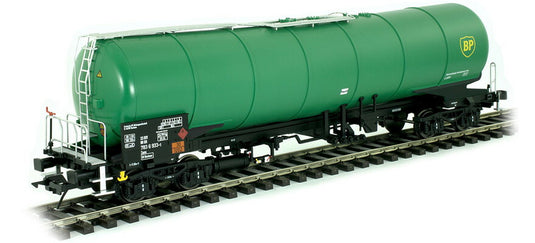 ゼロゲージ 鉄道模型 貨車 Lenz レンツ BP Tank wagon Zans gray and green DC