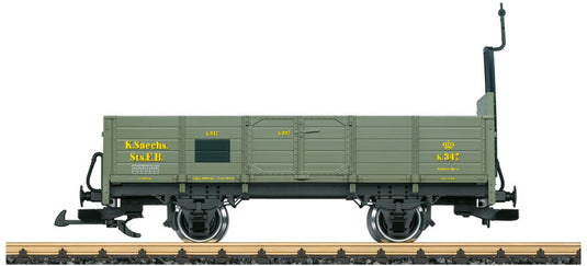 Gゲージ 鉄道模型 車両 LGB エルジービー 王立ザクセン鉄道 無蓋車 Era I VI Open freight car K Saechs Sts E B Era I Era VI DC