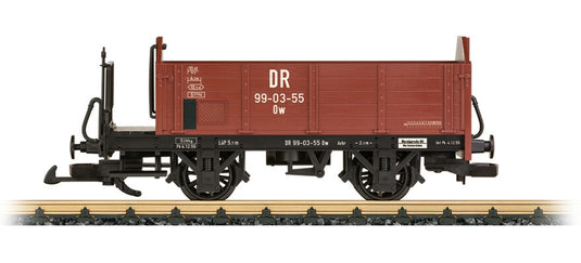 Gゲージ 鉄道模型 車両 LGB エルジービー DR 無蓋車 Era III High sided wagon of the DR Era III DC