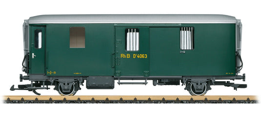 Gゲージ 鉄道模型 荷物車 LGB エルジービー レーティッシュ鉄道 RhB baggage car Era IV DC