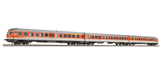 HOゲージ 鉄道模型 Liliput リリプット ドイツ鉄道 BR 614 914 3両セット Era V Diesel multiple unit BR 614 914 DB AG DC