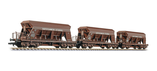 HOゲージ 鉄道模型 リリパット Liliput OEBB Hartsteinwerk Kitzbuehel 貨車セット Epoch IV DC Ballast wagon set OEBB epoch IV