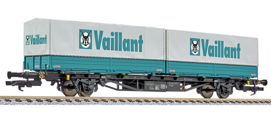 HOゲージ 鉄道模型 リリパット Liliput DB Vaillant 貨車 Epoch IV DC Container carrier wagon of the DB with 2 interchangeable platforms Vaillant epoch IV