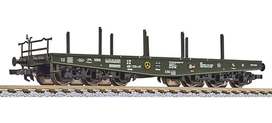 HOゲージ 鉄道模型 Liliput Bundeswehr Sammp 重輸送貨車 Era IV DC