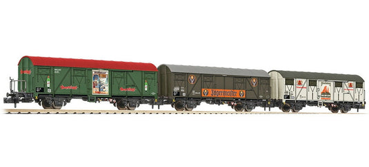 Nゲージ 鉄道模型 リリプット Liliput Gos-uv 253形 3両セット Era IV-V DC 3-piece set Gos-uv 253 high-percentage freight transport Epoch IV-V DC
