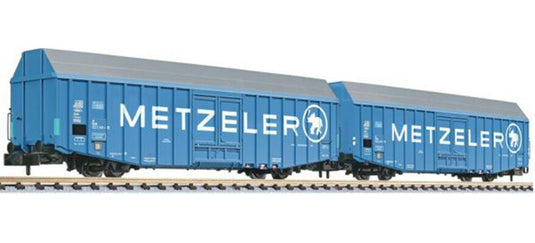 Nゲージ 鉄道模型 貨車 Liliput リリパット DB Era IV 2 pcs. Set of spacious freight wagons DC