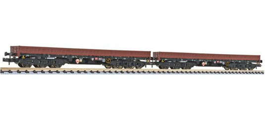 Nゲージ 鉄道模型 Liliput リリパット DB AG Epoch V 2 pcs. Set 6-axis Heavy goods wagon DC