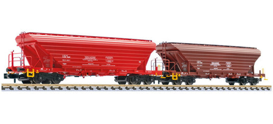 Nゲージ 鉄道模型 Liliput リリパット BDZ Uagpps Era V-VI Grain transport wagon DC