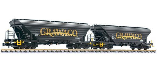 Nゲージ 鉄道模型 Liliput リリパット Wagon Care GRAWACO 穀物運搬車 Uagpps Era VI Grain wagon Uagpps GRAWACO Era VI DC