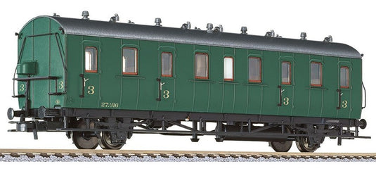 HOゲージ 鉄道模型 客車 Liliput SNCB 3等車 Era II DC