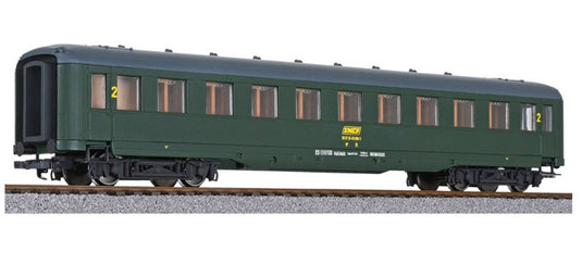 HOゲージ 鉄道模型 客車 Liliput SNCF Schuerzenwagen 2等車 Era IV DC