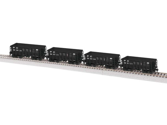ペン・セントラル鉄道 G38形 鉱石運搬車 4両セット 完成品