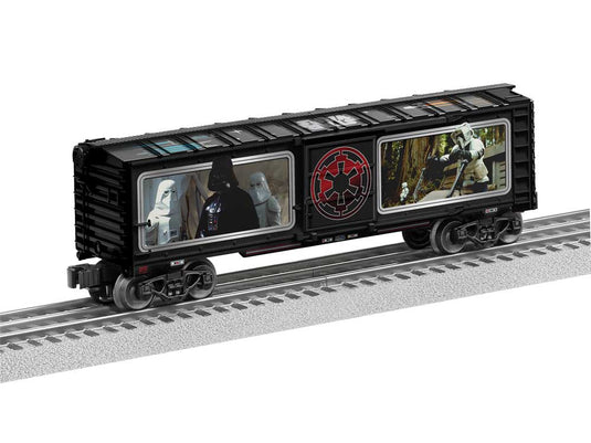 スター・ウォーズ ストームトルーパー 鋼製有蓋車 3線式 完成品 ブラック / Lionel Oゲージ 鉄道模型 外国鉄道