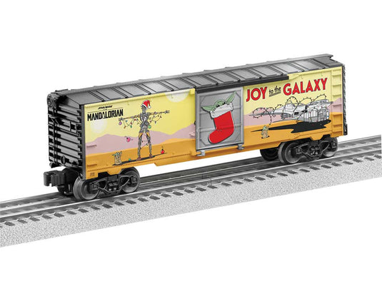 スター・ウォーズ マンダロリアン (グローグー クリスマス) 鉄製有蓋車 3線式 完成品 / Lionel Oゲージ 鉄道模型 外国鉄道