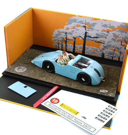 Bugattiブガッティ T32 ACF Tours 1923 ブルー