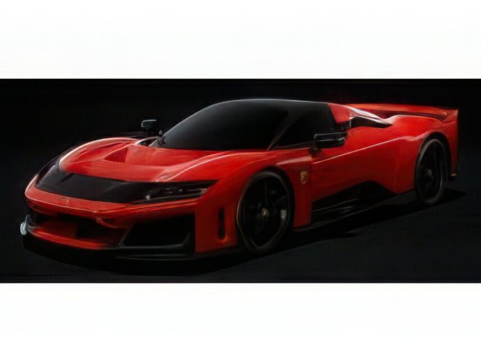 【予約】12月以降発売予定FERRARI F80 2024 ロッソコルサ レッド/ LOOKSMART 1/12 ミニカー