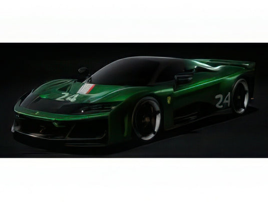 【予約】12月以降発売予定FERRARI F80 N 24 2024 グリーンジュエル ホワイト/ LOOKSMART 1/12 ミニカー