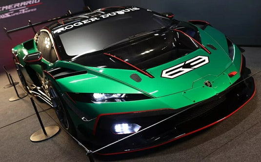 【予約】2026年発売予定LAMBORGHINI Temerario Super Trofeo GT3 N 63 レーシング 2025 ショーケース付 グリーンブラック / LOOKSMART 1/18 ミニカー