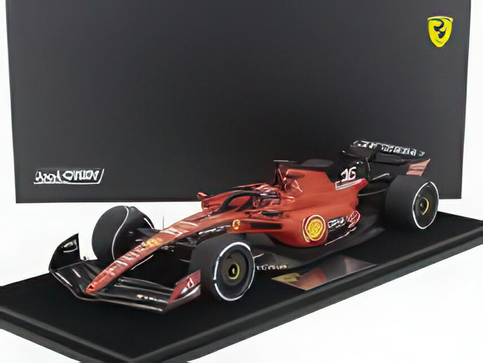 FERRARI F1 SF23 TEAM SCUDERIA FERRARI N 16 4位 SINGAPORE GP 2023 シャルル・ルクレール  レッド ブラック/ LOOKSMART 1/18 ミニカー