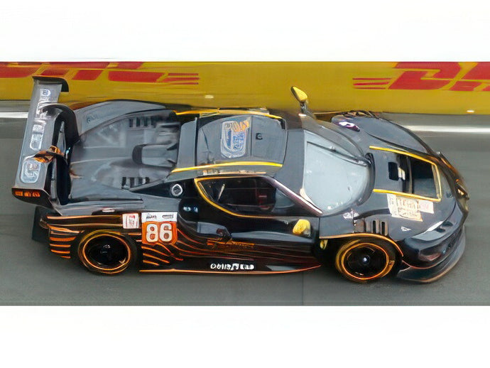 【予約】2025年発売予定FERRARI 296 GT3 3.0L ターボ V6 GRレーシングチーム 86号車 2024年ルマン24時間レース ドライバー:リカルド・ペラ/ダニエル・セラ/マイケル・ウェインライト ブラック/オレンジ/LOOKSMART 1/18ミニカー