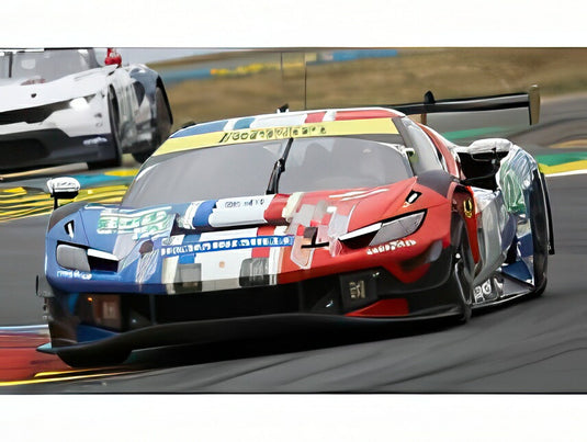 【予約】2026年発売予定FERRARI 296 LMGT3 N150 ルマン24時間 2025 レッド ホワイト ブルー/ LOOKSMART 1/18 ミニカー