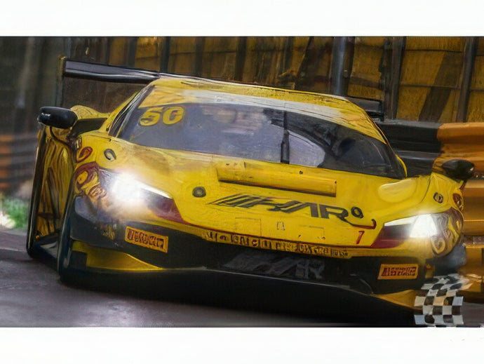 【予約】12月以降発売予定FERRARI 296 GT3 3.0L ターボ V6 チーム HARMONY RACING N 83 マカオGP FIA GT ワールドカップ 2024 イーフェイ・イェ イエロー/ LOOKSMART 1/18 ミニカー