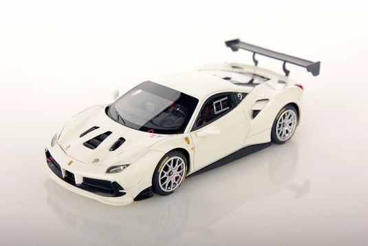FERRARI - 488 CHALLENGE 2017 - BIANCO AVUS - WHITE/LOOKSMART 1/43ミニカー