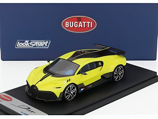 BUGATTI DIVO 2020 イエロー ジョーヌ サフレ グロッシーブラック/ LOOKSMART 1/43 ミニカー