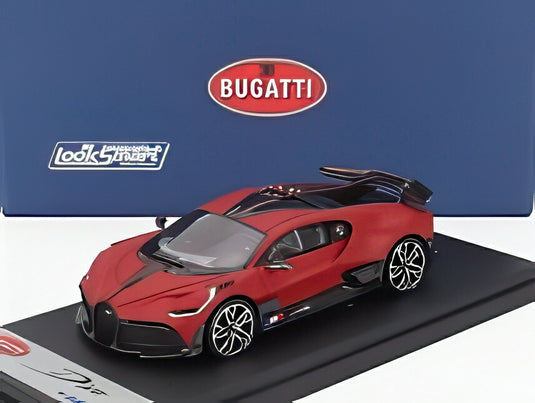 BUGATTI DIVO 2020 イタリアン マットレッド ブラック/ LOOKSMART 1/43 ミニカー