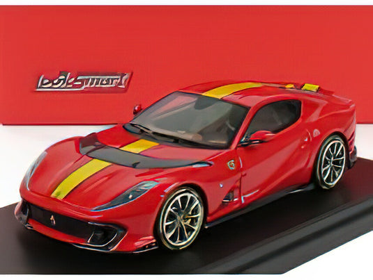 FERRARIフェラーリ 812 COMPETIZIONE 2021  ROSSO CORSA  RED YELLOW/LOOKSMART 1/43ミニカー