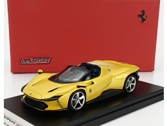 FERRARIフェラーリ DAYTONA SP3 OPEN ROOF 2022  GIALLO TRISTRATO  YELLOW MET/LOOKSMART 1/43ミニカー