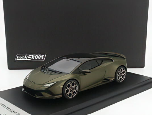 LAMBORGHINI HURACAN TECNICA 2022 ヴェルデジア マットグリーン/ LOOKSMART 1/43 ミニカー