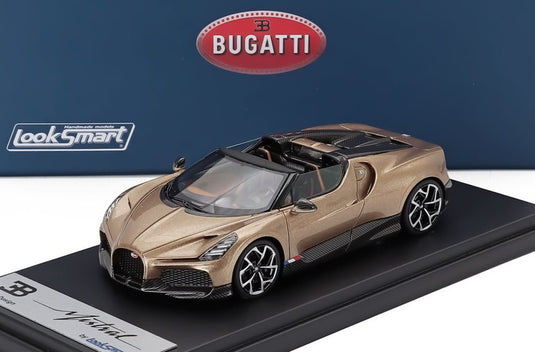 BUGATTI MISTRAL W16 2023 ゴールド / LOOKSMART 1/43 ミニカー