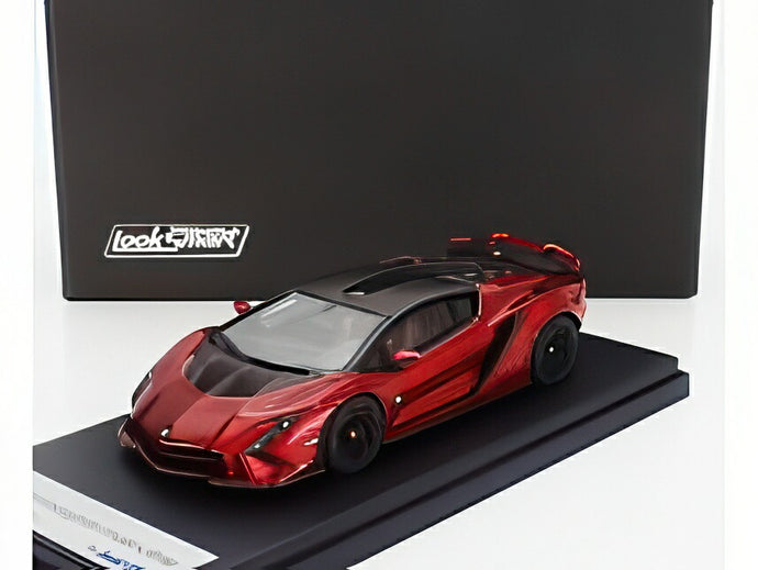 【予約】10-12月以降発売予定LAMBORGHINI インヴェンチービレ 2023 ロッソ・エフェスト レッドメタリック/ LOOKSMART 1/43 ミニカー