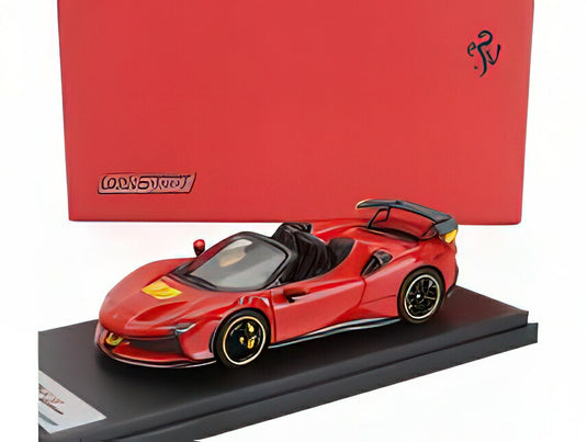 FERRARI  SF90 XX STRADALE SPIDER 2024  ROSSO SCUDERIA  RED YELLOW BLACK/LOOKSMART 1/43ミニカー
