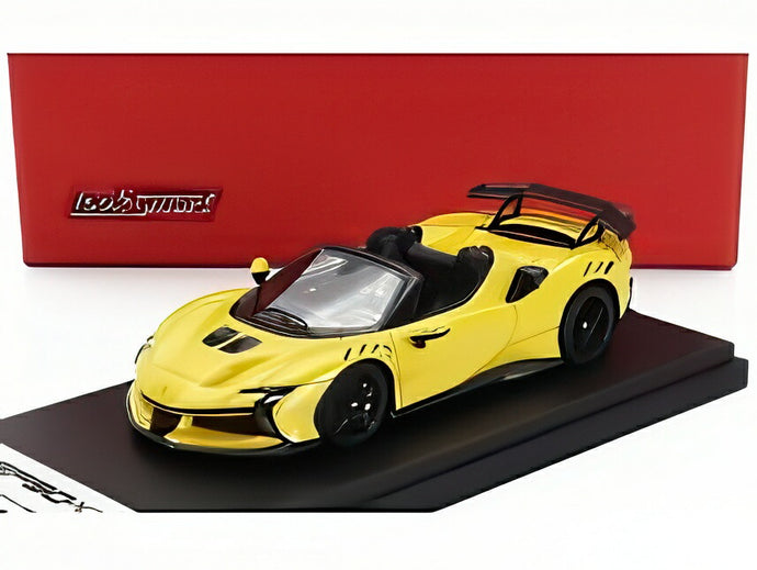 FERRARI SF90 XX STRADALE SPIDER 2024 ジアロトリストラート イエローメタリック ブラック/LOOKSMART 1/43ミニカー