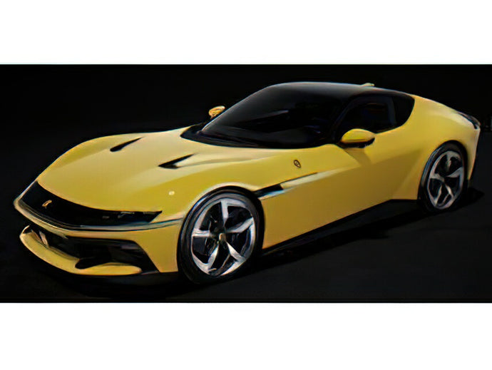 【予約】12月以降発売予定FERRARIフェラーリ 12 CILINDRI V12 830cv 2024  GIALLO MONTECARLO  YELLOW MET/LOOKSMART 1/43ミニカー