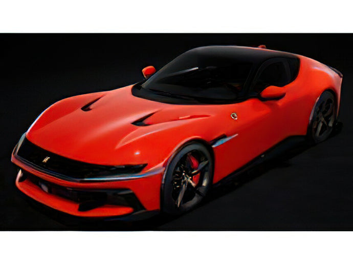 【予約】12月以降発売予定FERRARIフェラーリ 12 CILINDRI V12 830cv 2024  ROSSO SCUDERIA  RED/LOOKSMART 1/43ミニカー
