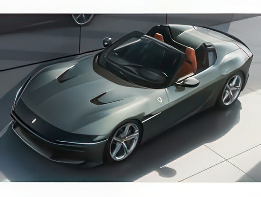 【予約】12月以降発売予定FERRARI 12CILINDRI V12 830cv SPIDER OPEN 2024 ヴェルデトスカーナ グリーン/ LOOKSMART 1/43 ミニカー