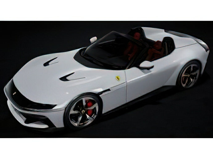 【予約】12月以降発売予定FERRARI - 12 CILINDRI V12 830cv SPIDER OPEN 2024 - BIANCO ARTICO - WHITE/LOOKSMART 1/43ミニカー