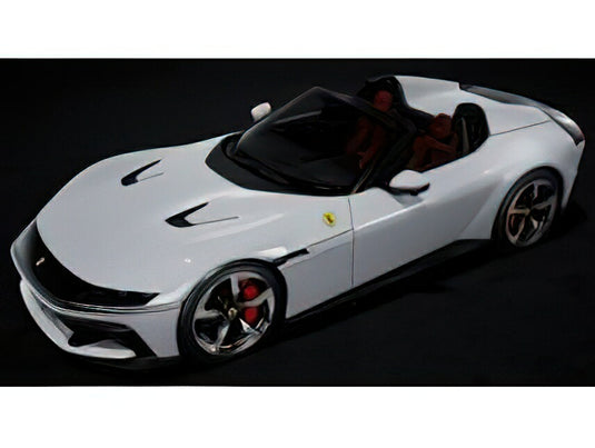 【予約】12月以降発売予定FERRARI - 12 CILINDRI V12 830cv SPIDER OPEN 2024 - BIANCO ARTICO - WHITE/LOOKSMART 1/43ミニカー